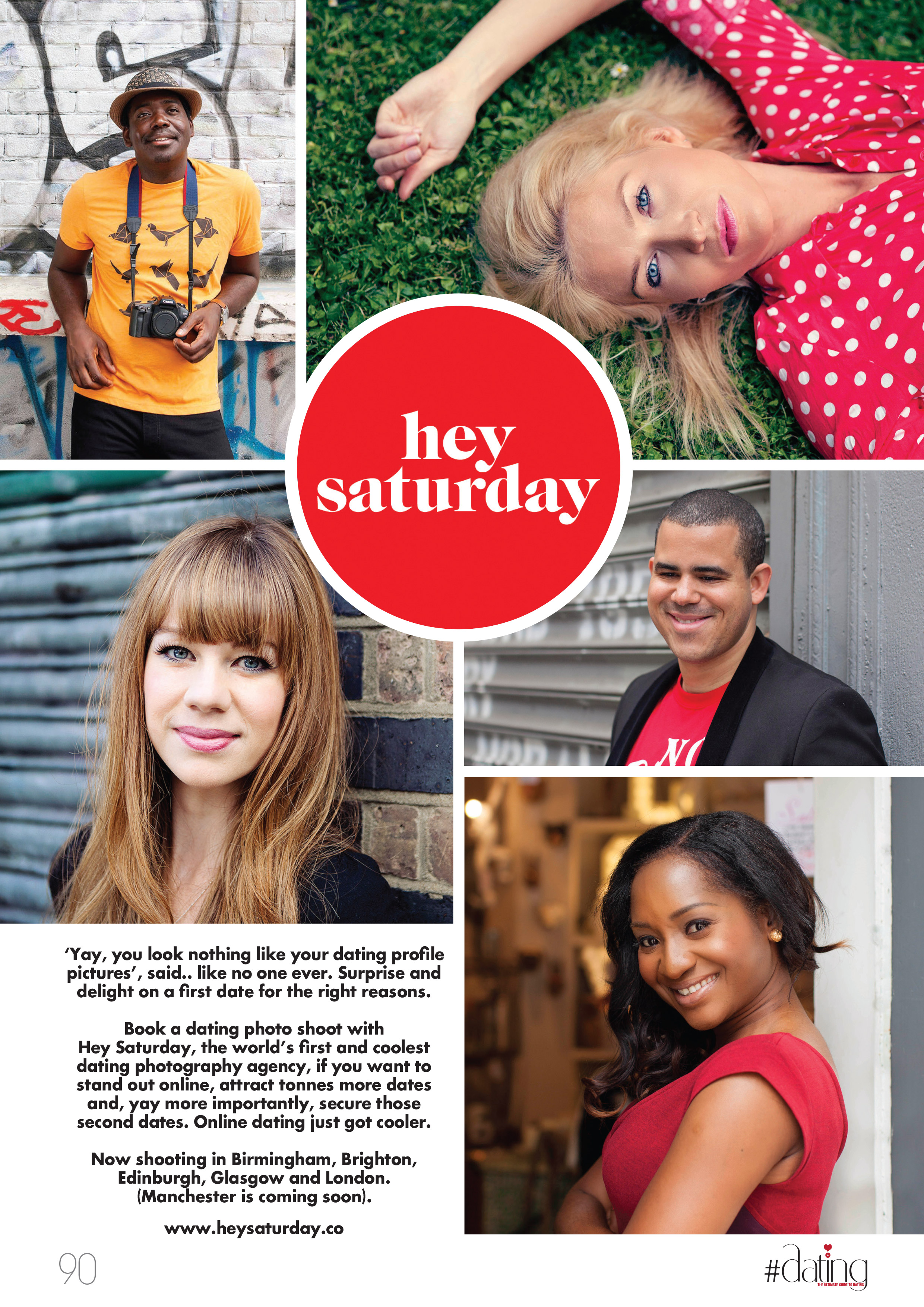 Hey Saturday Dating Magazine Advert